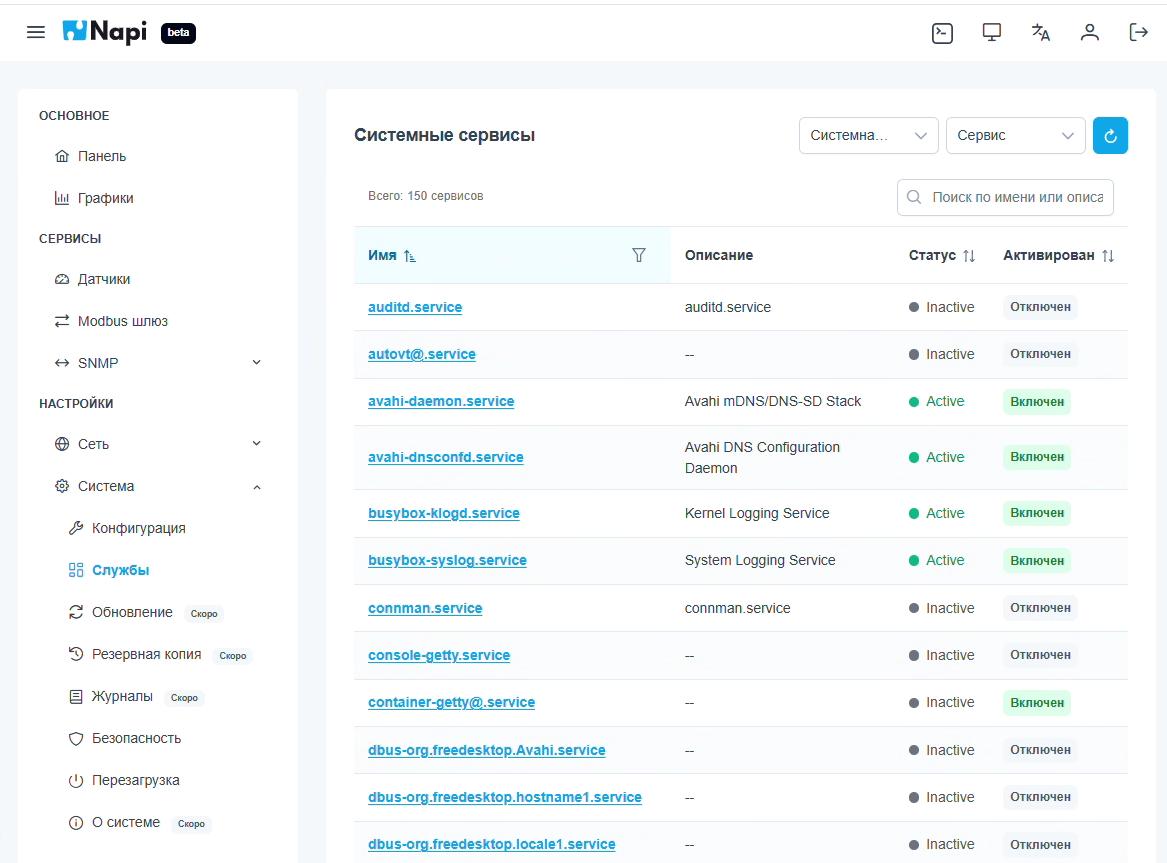 Управление службами Linux